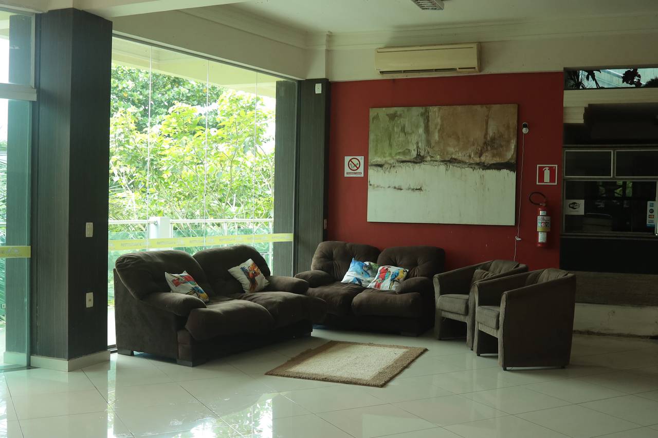 Recepção do hotel